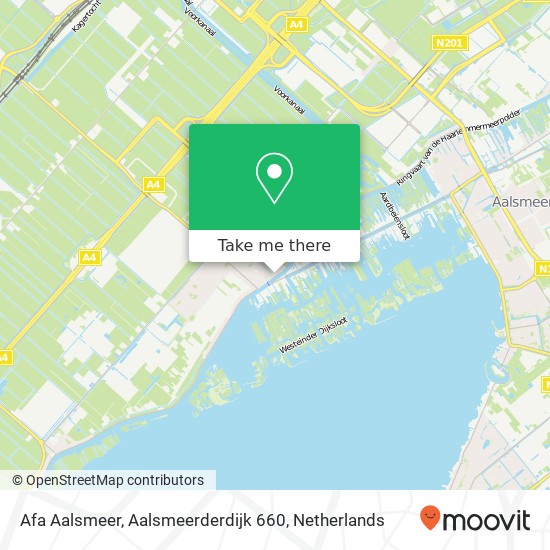 Afa Aalsmeer, Aalsmeerderdijk 660 map