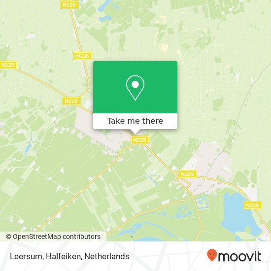 Leersum, Halfeiken map