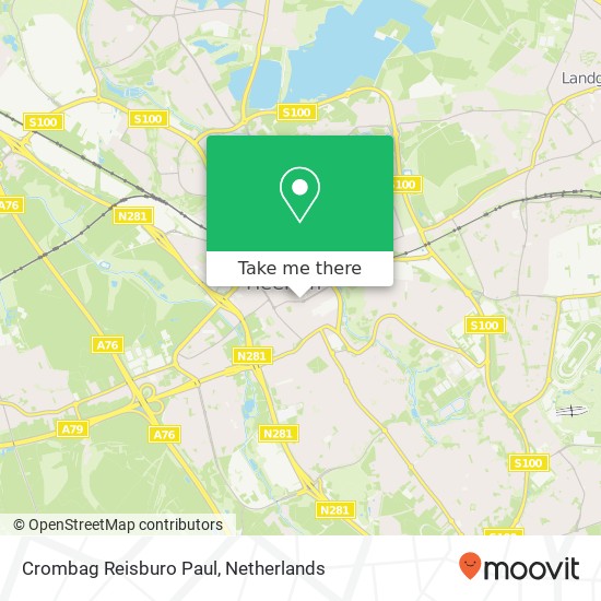 Crombag Reisburo Paul map