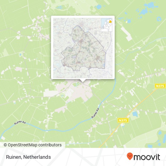 Ruinen map