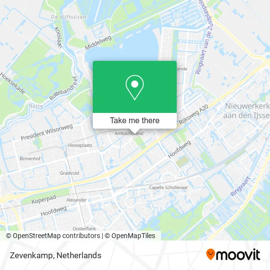 Zevenkamp map