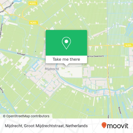 Mijdrecht, Groot Mijdrechtstraat map