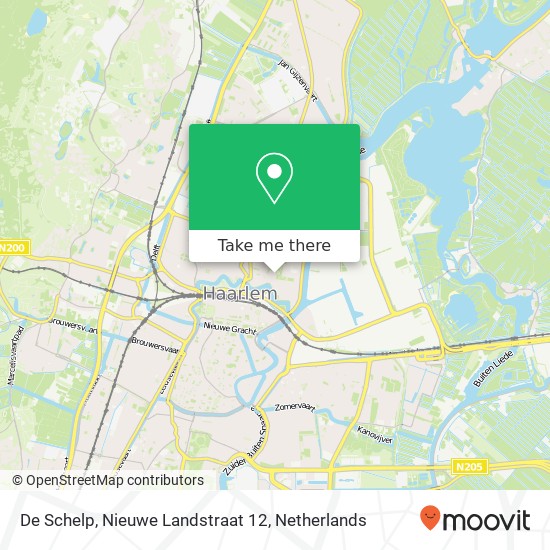 De Schelp, Nieuwe Landstraat 12 map