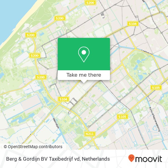 Berg & Gordijn BV Taxibedrijf vd map