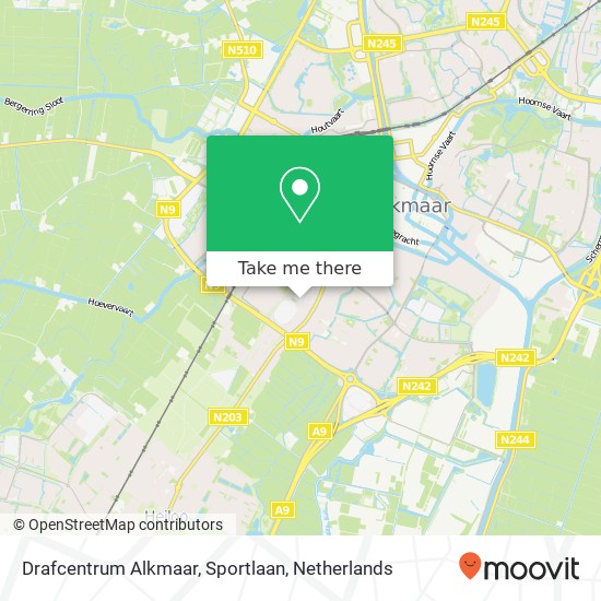 Drafcentrum Alkmaar, Sportlaan map