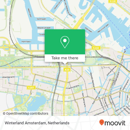Winterland Amsterdam, Kingsfordweg 151 Karte