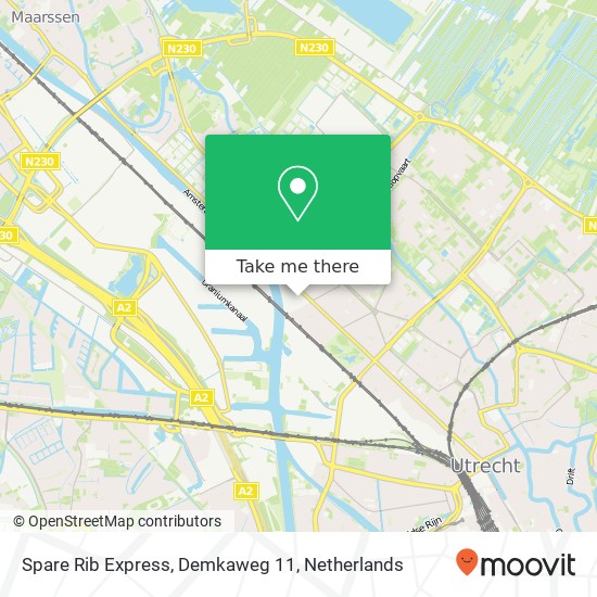 Spare Rib Express, Demkaweg 11 map