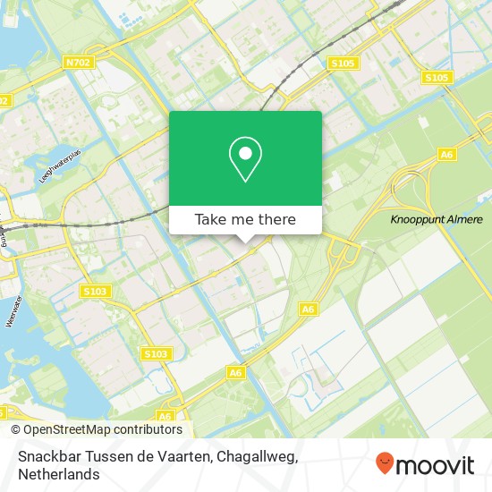 Snackbar Tussen de Vaarten, Chagallweg map