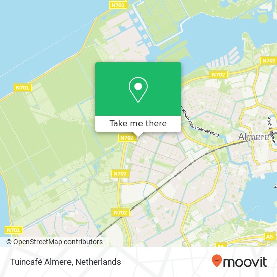 Tuincafé Almere, Euphoniumweg 5 map