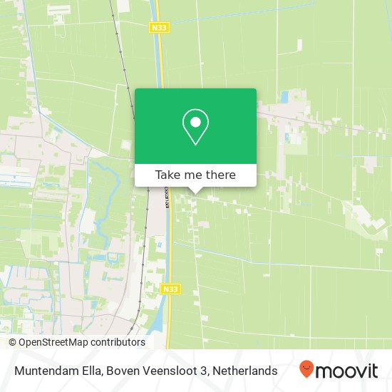 Muntendam Ella, Boven Veensloot 3 map