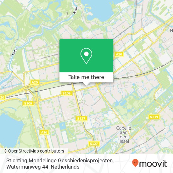 Stichting Mondelinge Geschiedenisprojecten, Watermanweg 44 Karte