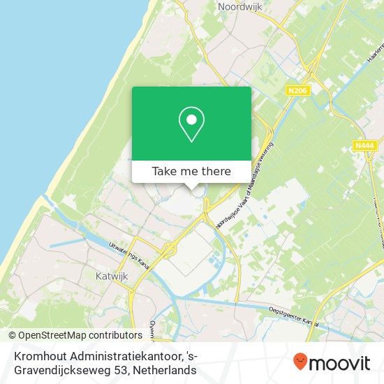 Kromhout Administratiekantoor, 's-Gravendijckseweg 53 map