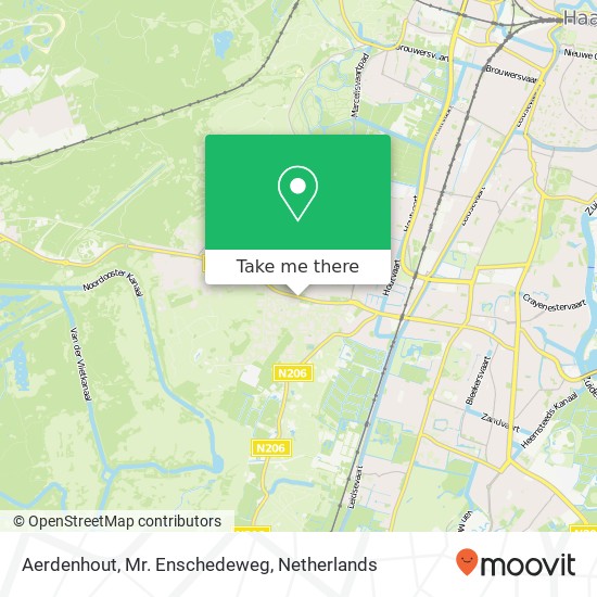 Aerdenhout, Mr. Enschedeweg map