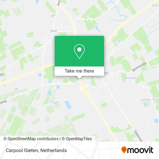 Carpool Gieten map