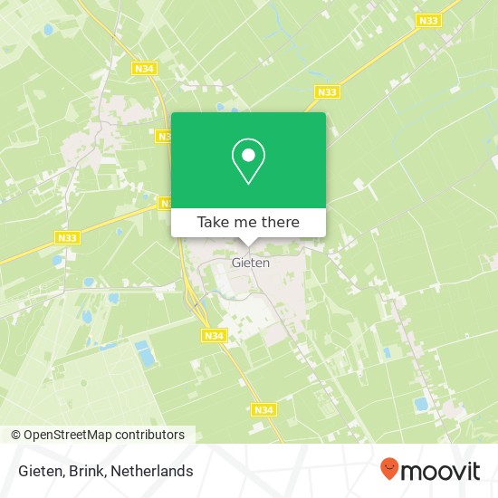 Gieten, Brink map