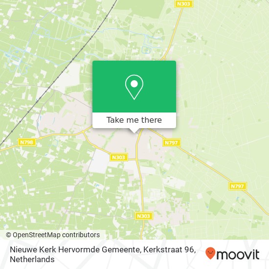 Nieuwe Kerk Hervormde Gemeente, Kerkstraat 96 map