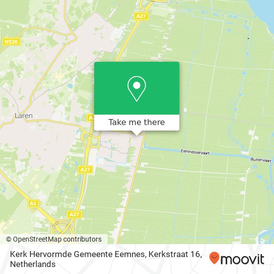 Kerk Hervormde Gemeente Eemnes, Kerkstraat 16 map