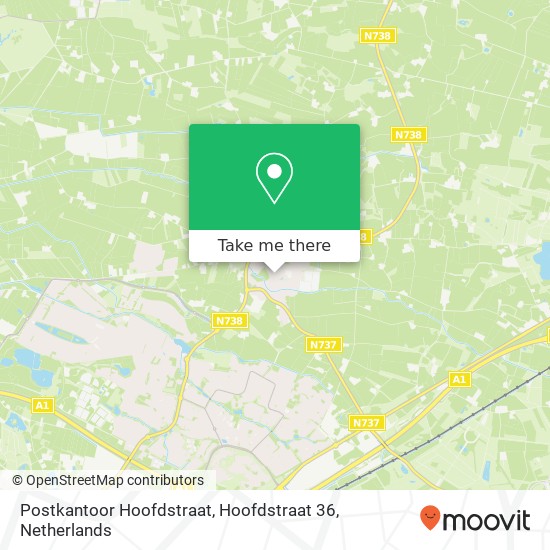 Postkantoor Hoofdstraat, Hoofdstraat 36 map