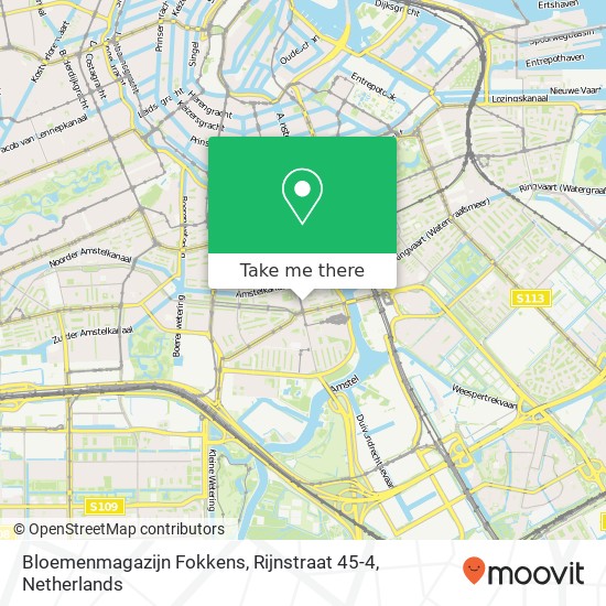 Bloemenmagazijn Fokkens, Rijnstraat 45-4 map
