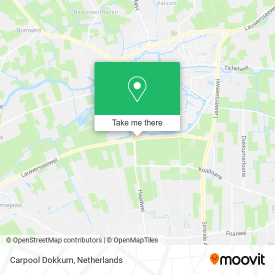 Carpool Dokkum map