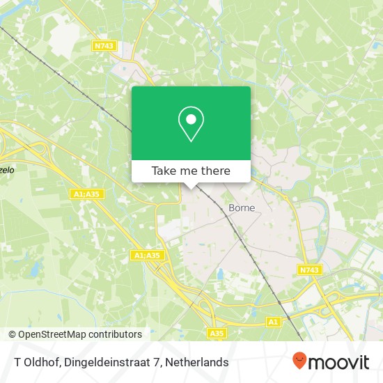 T Oldhof, Dingeldeinstraat 7 map