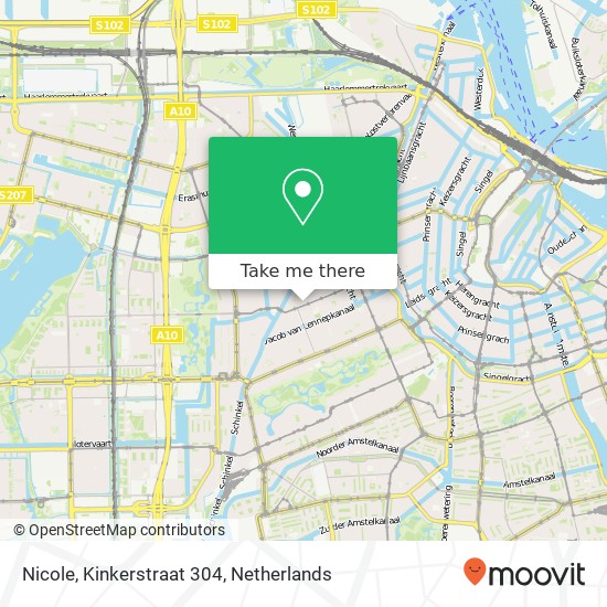 Nicole, Kinkerstraat 304 map