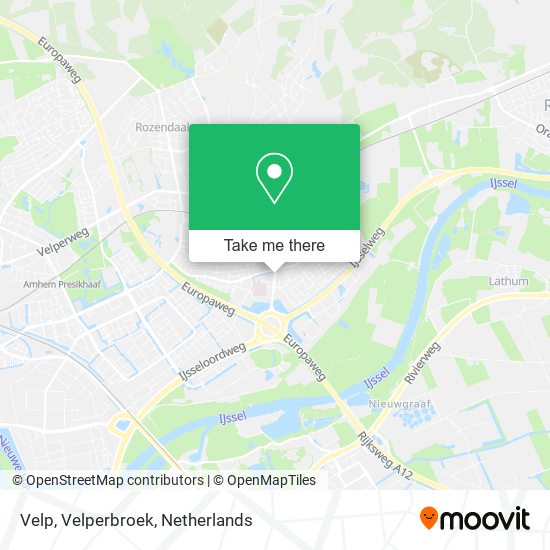 Velp, Velperbroek map