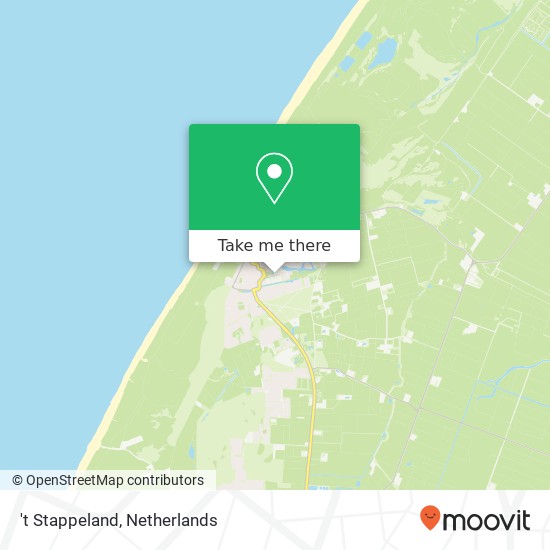 't Stappeland, Stappeland map