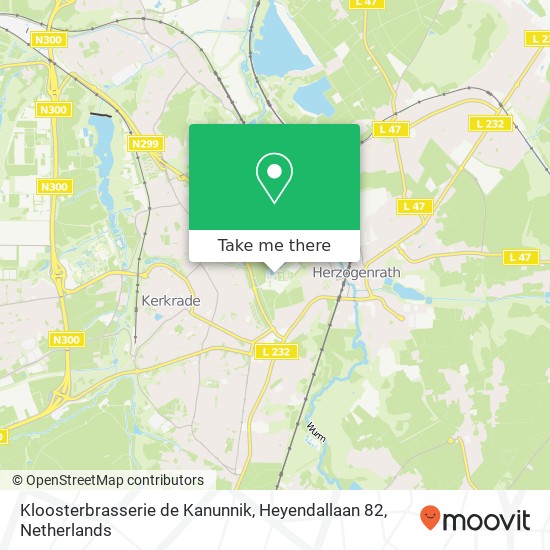 Kloosterbrasserie de Kanunnik, Heyendallaan 82 Karte