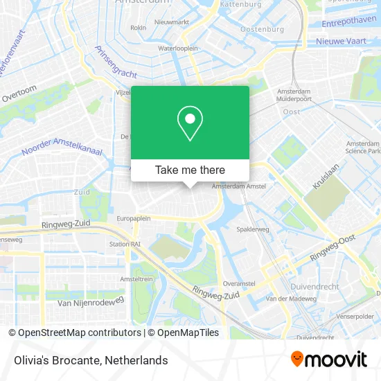 Olivia's Brocante map