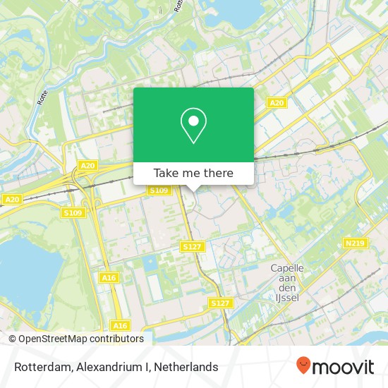 Rotterdam, Alexandrium I map