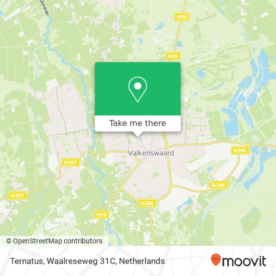 Ternatus, Waalreseweg 31C Karte