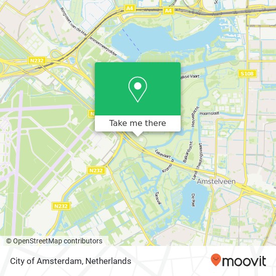 City of Amsterdam map