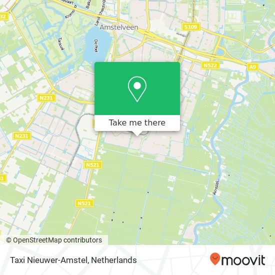 Taxi Nieuwer-Amstel Karte