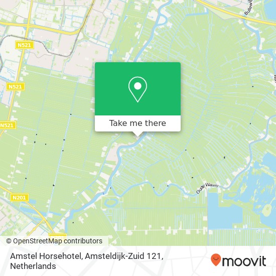 Amstel Horsehotel, Amsteldijk-Zuid 121 map
