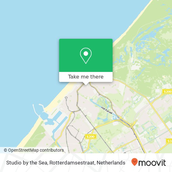 Studio by the Sea, Rotterdamsestraat Karte