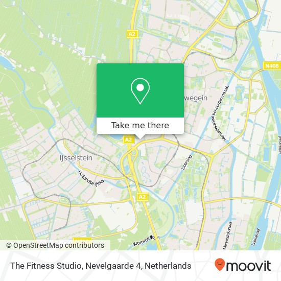 The Fitness Studio, Nevelgaarde 4 map