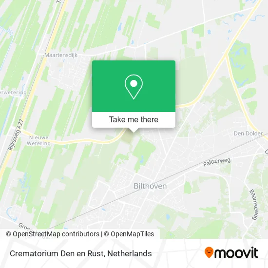 Crematorium Den en Rust Karte
