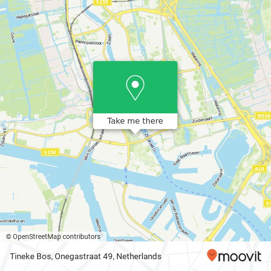 Tineke Bos, Onegastraat 49 map