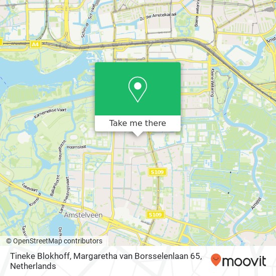 Tineke Blokhoff, Margaretha van Borsselenlaan 65 map