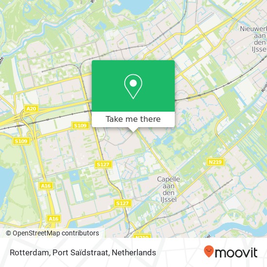 Rotterdam, Port Saïdstraat Karte