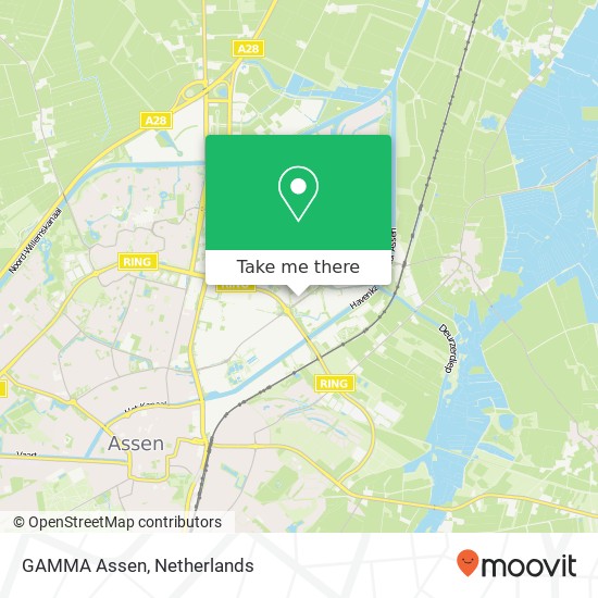 GAMMA Assen, Stelmakerstraat 32 Karte