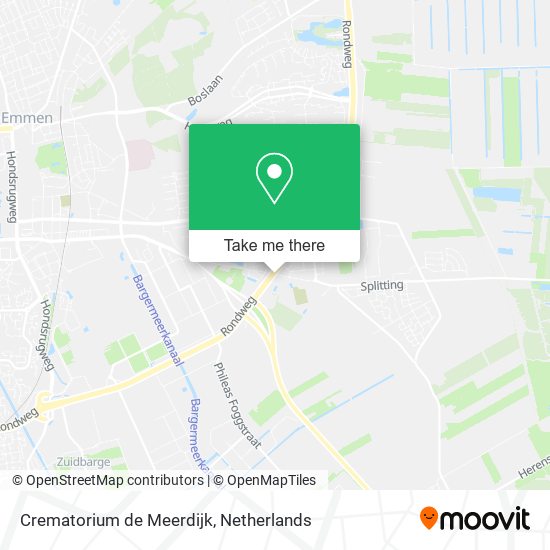 Crematorium de Meerdijk map