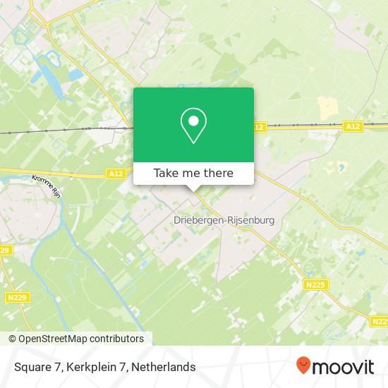 Square 7, Kerkplein 7 map