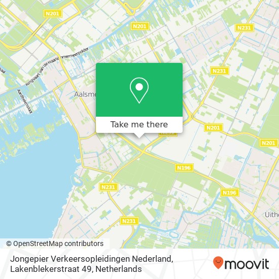 Jongepier Verkeersopleidingen Nederland, Lakenblekerstraat 49 Karte