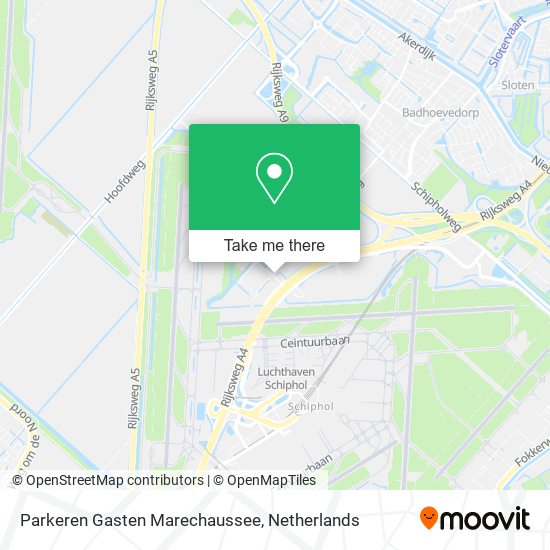 Parkeren Gasten Marechaussee map