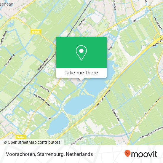 Voorschoten, Starrenburg map