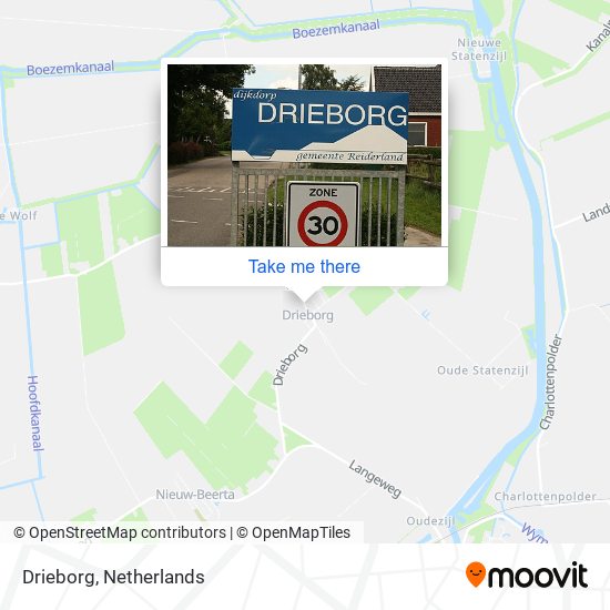 Drieborg map