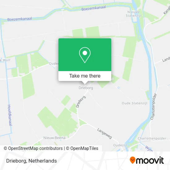 Drieborg map