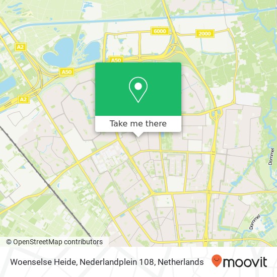 Woenselse Heide, Nederlandplein 108 map